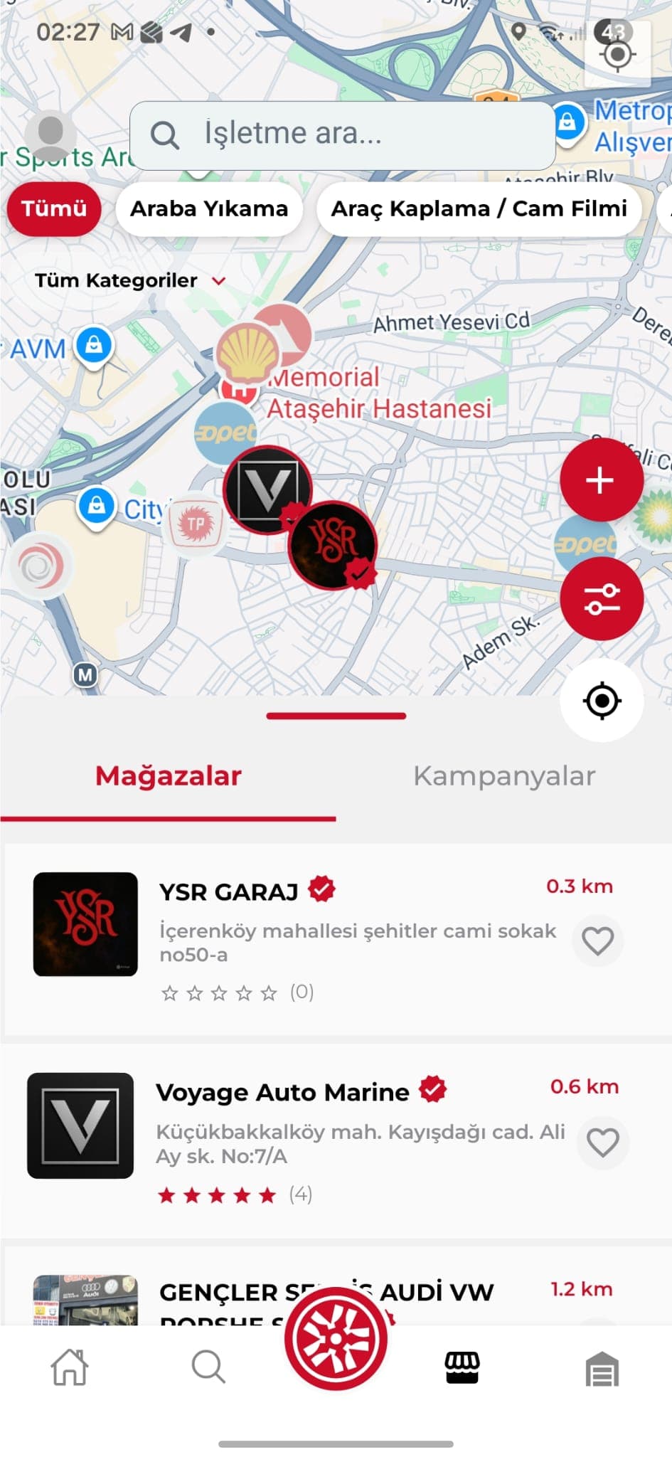 Mağazalar